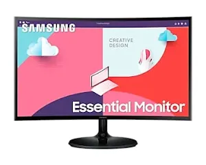 Écran Incurvé Samsung Essential S3 LS24C360EAMXZN 24" Full HD