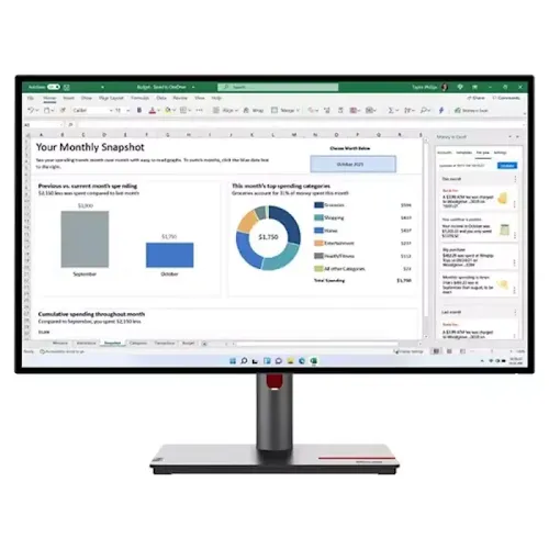 Écran Lenovo ThinkVision P27h-30 27" QHD