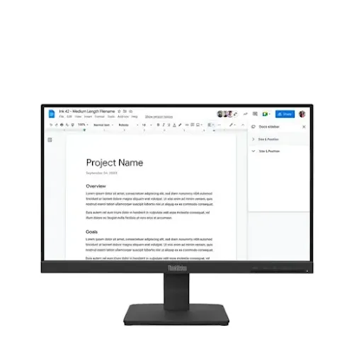 Écran Lenovo ThinkVision S22-4e 21.5" Full HD