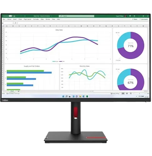 Écran Lenovo ThinkVision T32h-30 32" QHD
