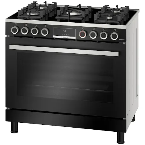 Cuisinière Bosch Série 8 HJY5G7V61S 5 Feux 90cm Inox