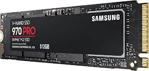 Disque SSD Samsung 970 PRO 512GB NVMe M.2 Noir