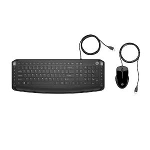 Ensemble clavier et souris filaires HP 200 AZERTY 9DF28AA