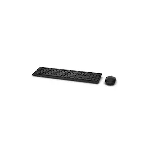 Ensemble clavier et souris sans fil Dell KM636 AZERTY Noir