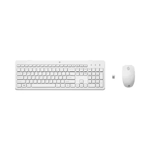 Ensemble clavier et souris sans fil HP 230 AZERTY Blanc 3L1F0AA