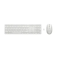 Ensemble clavier et souris sans fil HP 650 AZERTY Blanc 4R016AA