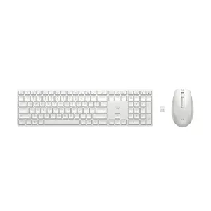 Ensemble clavier et souris sans fil HP 650 AZERTY Blanc 4R016AA