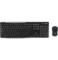 Ensemble clavier et souris sans fil Logitech Wireless Desktop MK270 AZERTY