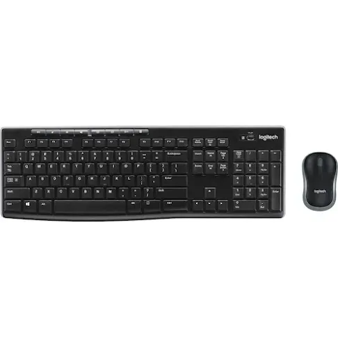 Ensemble clavier et souris sans fil Logitech Wireless Desktop MK270 AZERTY