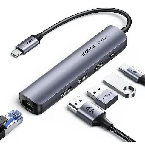 Hub USB-C Ugreen 10919 5 en 1 100W