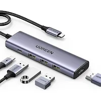 Hub USB-C Ugreen 15596 5 en 1