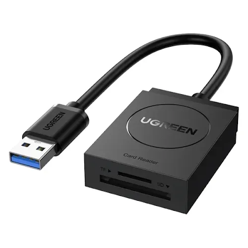 Lecteur de cartes Ugreen 20250 2-en-1 USB 3.0