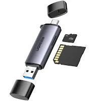 Lecteur de cartes Ugreen 50706 2-en-1 USB-C / USB 3.0