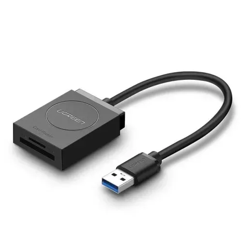 Lecteur de cartes Ugreen 90569 2-en-1 USB 3.0 Noir