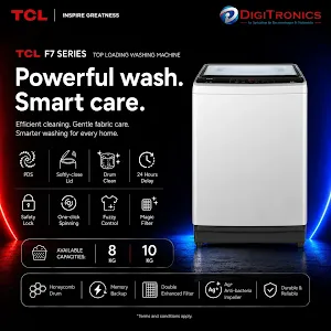 Machine a laver Top TCL F710TLS 10KG