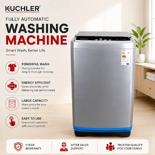 Machine à laver Top Küchler KCL-800XQB 6KG