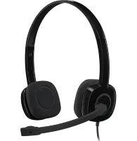 Micro-casque filaire Logitech H151 Stereo Jack 3.5mm Noir