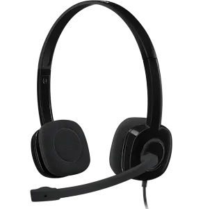 Micro-casque filaire Logitech H151 Stereo Jack 3.5mm Noir