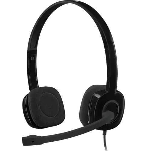 Micro-casque filaire Logitech H151 Stereo Jack 3.5mm Noir