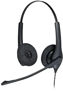 Micro-casque Jabra Biz 1500 Duo QD avec adaptateur Jabra Link 230 USB
