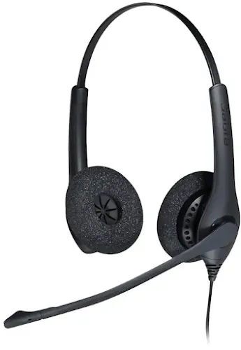Micro-casque Jabra Biz 1500 Duo QD avec adaptateur Jabra Link 230 USB