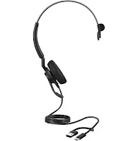Micro-casque Jabra Engage 40 UC Mono USB-C/USB-A Noir