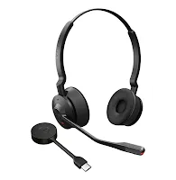 Micro-casque Jabra Engage 55 SE Stéréo UC avec adaptateur USB-C