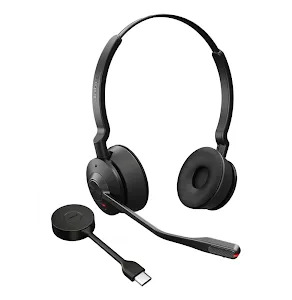 Micro-casque Jabra Engage 55 SE Stéréo UC avec adaptateur USB-C