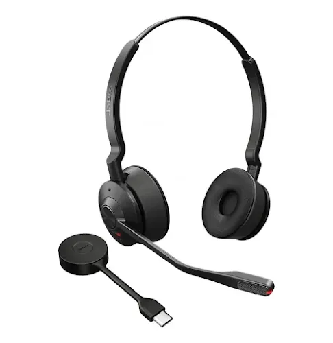 Micro-casque Jabra Engage 55 SE Stéréo UC avec adaptateur USB-C