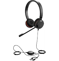 Micro-casque Jabra Evolve 30 II Stereo UC avec adaptateur USB-C/USB-A