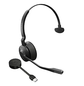 Micro-casque sans fil Jabra Engage 55 SE Mono UC avec adaptateur USB-C Noir
