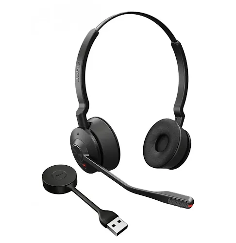 Micro-casque sans fil Jabra Engage 55 SE Stéréo UC avec adaptateur USB-A