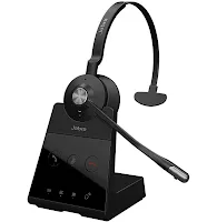 Micro-casque sans fil Jabra Engage 65 SE Mono avec adaptateur USB-A Noir