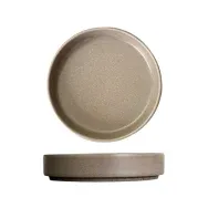Mini Assiette Creuse RED455-0017 en Grès Céramique 21 cm Marron