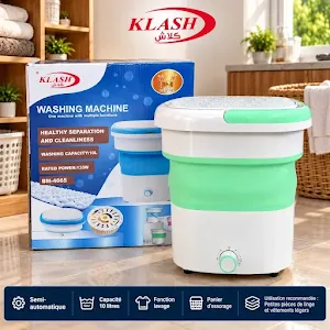 Mini machine à laver Klash BM-4665 10L 135W Pliable