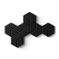 Mousse acoustique Elgato Wave Panels Starter Set 10AAG9901 Noir