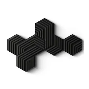 Mousse acoustique Elgato Wave Panels Starter Set 10AAG9901 Noir