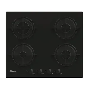 Plaque Candy CVW6BB 60Cm Verre Noir