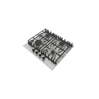 Plaque Schneider 64G FLINN SS 60Cm Inox