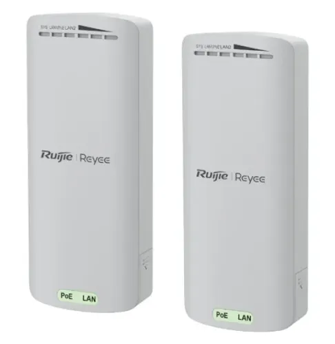 Pont sans fil Reyee RG-EST100-E 2.4GHz 300 Mbps 500m Pack de 2