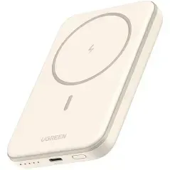 Powerbank Ugreen 25208 10000mAh 20W Sans Fil Magnétique Beige