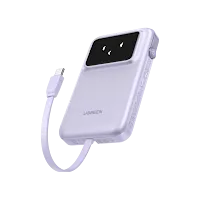 Powerbank Ugreen 35604B 10000mAh 30W avec Câble Intégré