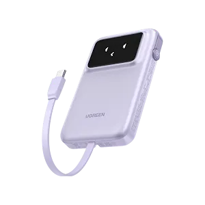 Powerbank Ugreen 35604B 10000mAh 30W avec Câble Intégré