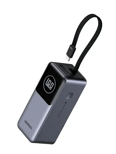 Powerbank Ugreen Nexode PB723 55365B 20000mAh 130W avec Câble Intégré