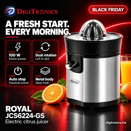 Presse-agrumes Royal JCS6224-GS 100W Silver