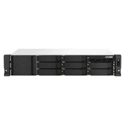 Serveur NAS QNAP TS-873AEU-4G AMD Ryzen V1500B 4Go 8 Baies Rack 2U Noir