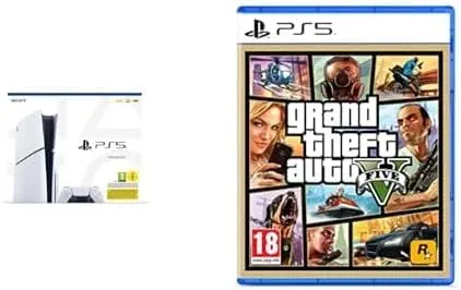 Sony PlayStation 5 Slim CD 1To + GTA V CFI-2016