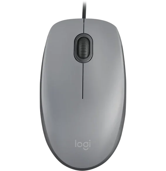 Souris filaire Logitech M110 Silent Gris