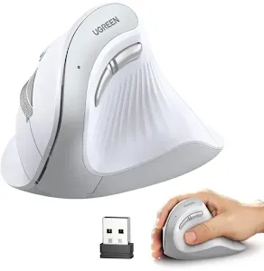Souris sans fil Bluetooth Ugreen 45759 Ergonomique Verticale Blanc