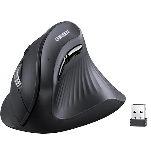 Souris sans fil Bluetooth Ugreen MU008 Ergonomique Verticale Noir